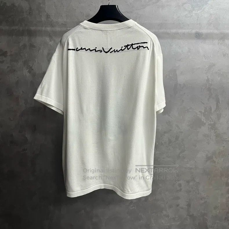 Louis Vuitton Louis Vuitton White cartoon print crewneck pullover short Size US XL / EU 56 / 4 - 5 Thumbnail
