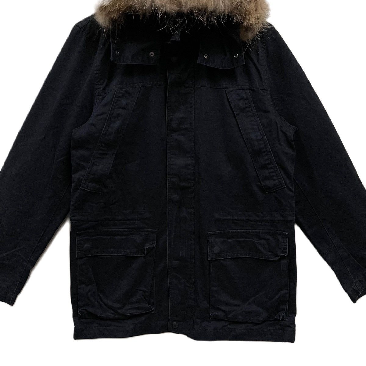 Ships Jet Blue Ships Jet Blue Fur Hoodie Jacket Japanese Brand Size US L / EU 52-54 / 3 - 4 Thumbnail