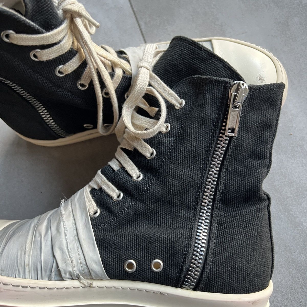 Rick Owens × Rick Owens Drkshdw (Last Drop) Rick Owens Wrap Ramones Size US 9 / EU 42 - 6 Thumbnail