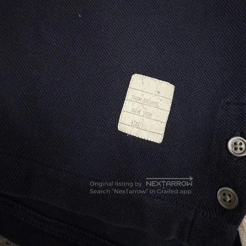 Thom Browne Thom Browne Blue Cotton Men's T-Shirt . Size US S / EU 44-46 / 1 - 3 Thumbnail