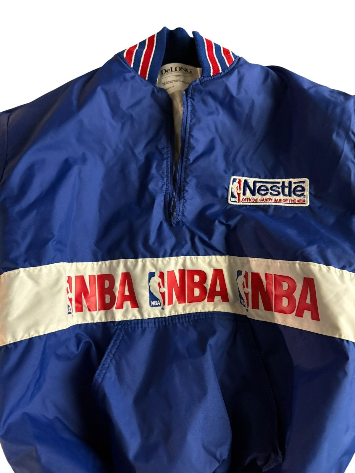 Delong Vintage Delong 80s NBA Nestle Puffer Jacket Size L Size US L / EU 52-54 / 3 - 2 Thumbnail