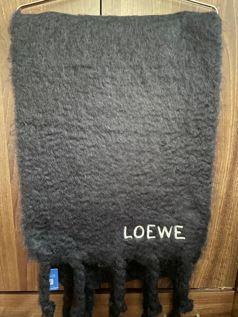 Loewe LOEWE Black scarf Size ONE SIZE - 1 Thumbnail