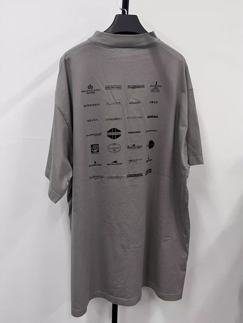 Balenciaga Balenciaga SS23 Logo Printed Crew Neck Short Sleeve T-Shirt Size US L / EU 52-54 / 3 - 2 Thumbnail