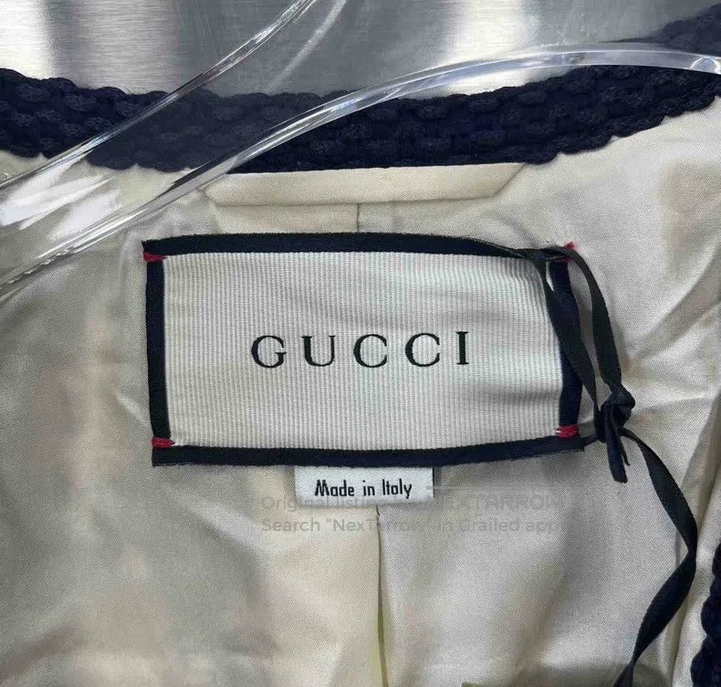 Gucci Gucci Black and white checkered tweed cardigan jacket Size XS / US 0-2 / IT 36-38 - 3 Thumbnail