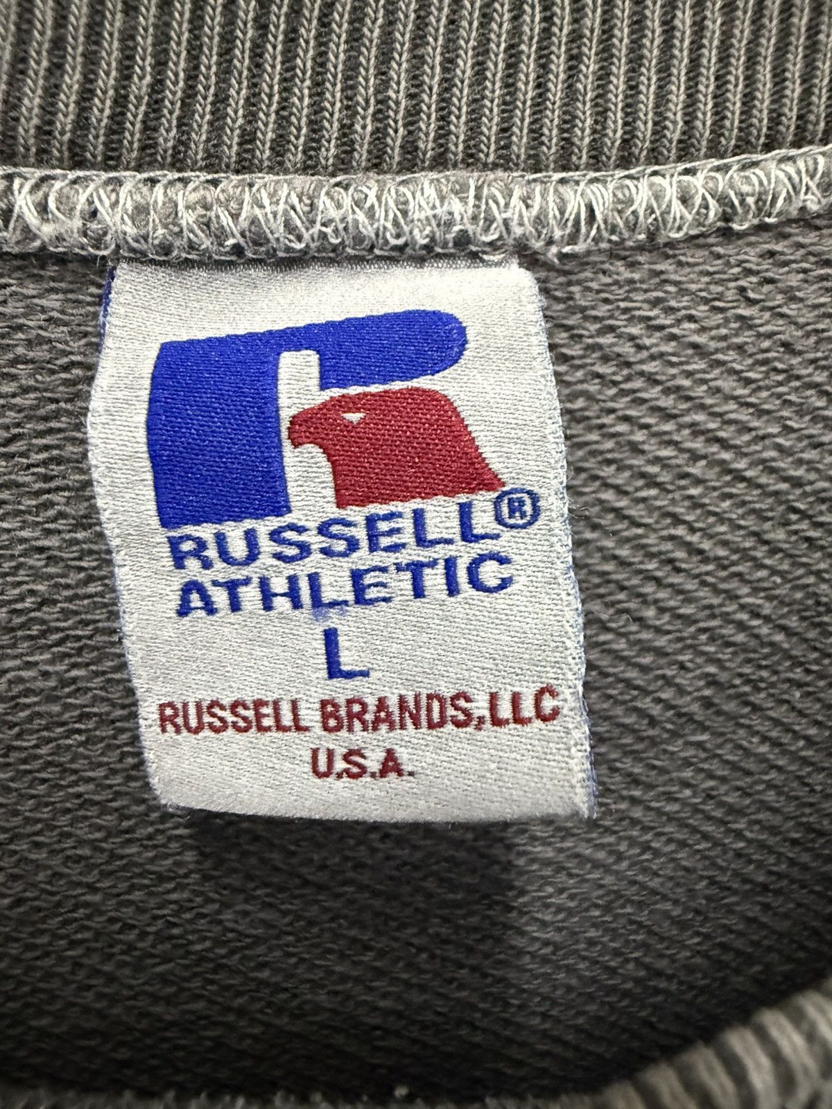 Russell Athletic 🔥 Russel Athletic Dyed Distressed Plain Roundneck Sweat Size US M / EU 48-50 / 2 - 9 Thumbnail