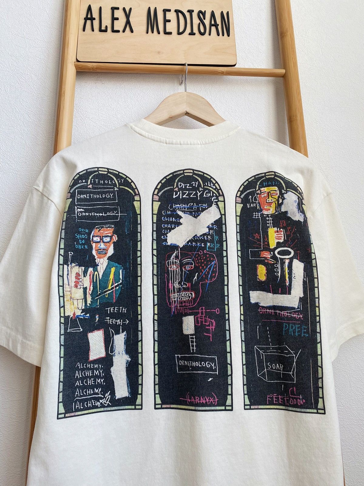 H&M × Jean-Michel Basquiat × Who Decides War WHO DECIDES WAR x BASQUIAT x H&M RELAXED FIT COTTON T-SHIRT Size US S / EU 44-46 / 1 - 5 Thumbnail