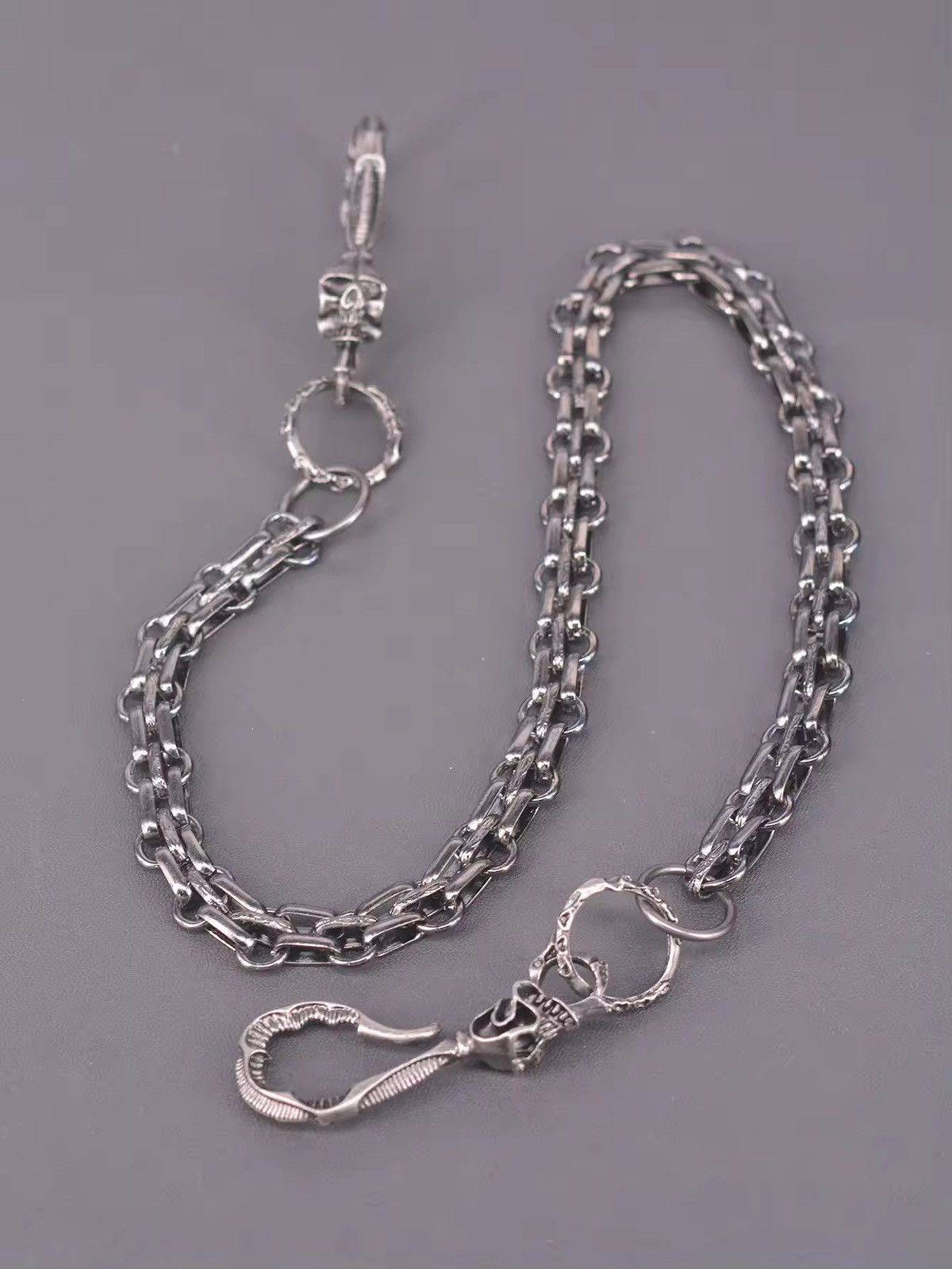 Other Skull pattern U-hook Clip Pants Chain Size ONE SIZE - 4 Thumbnail