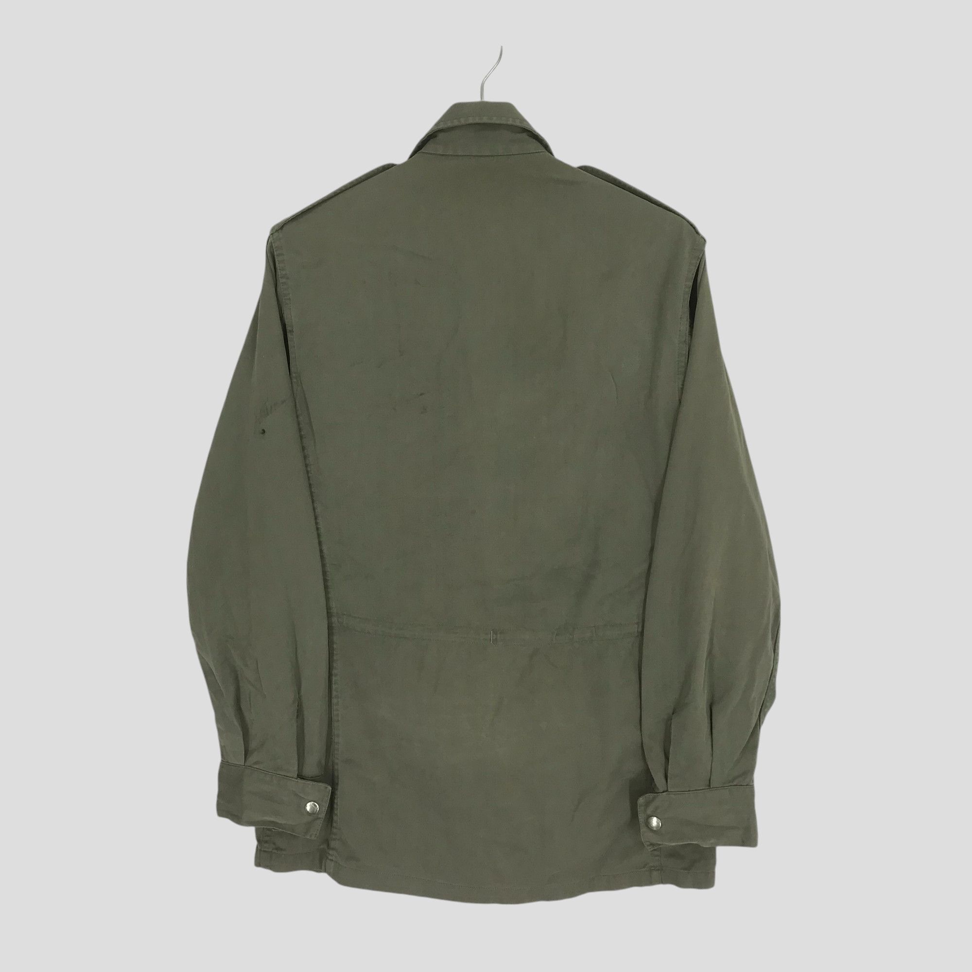 Vintage Vintage Army Field Jacket Olive Green Army Workers Jacket Size US S / EU 44-46 / 1 - 2 Thumbnail