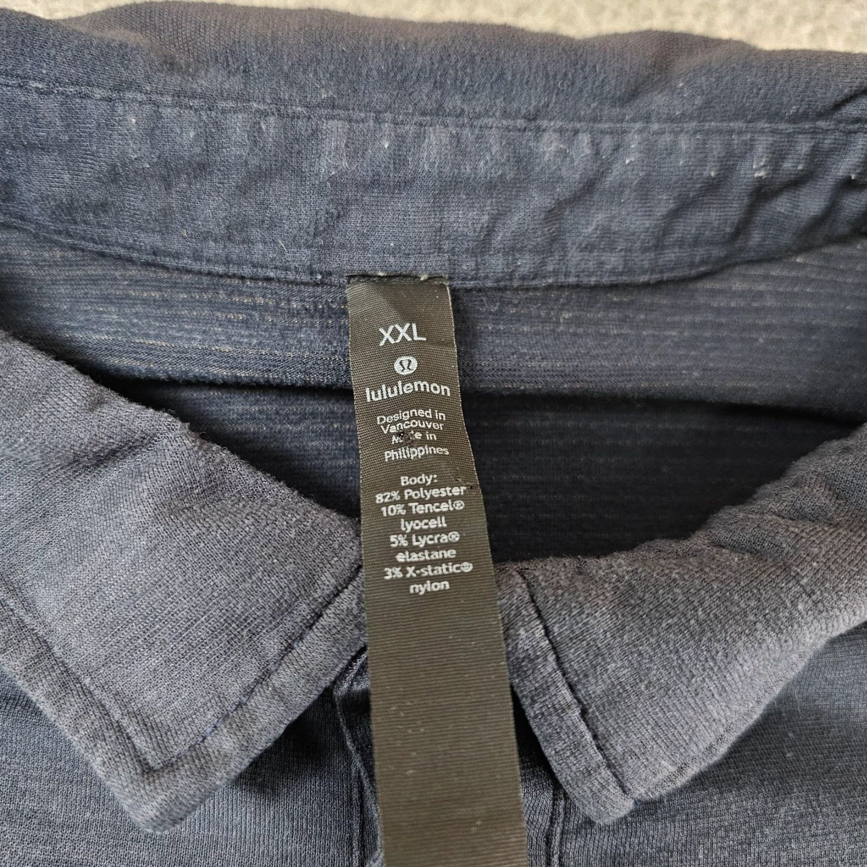 Lululemon Lululemon Polo Shirt Mens XL Blue Golf Performance Stretch Short Sleeve - Polo, Short Sleeve, Solid, Blue, XL, Men, Shirts, Golf, Performance, Stretch Size US XL / EU 56 / 4 - 3 Thumbnail