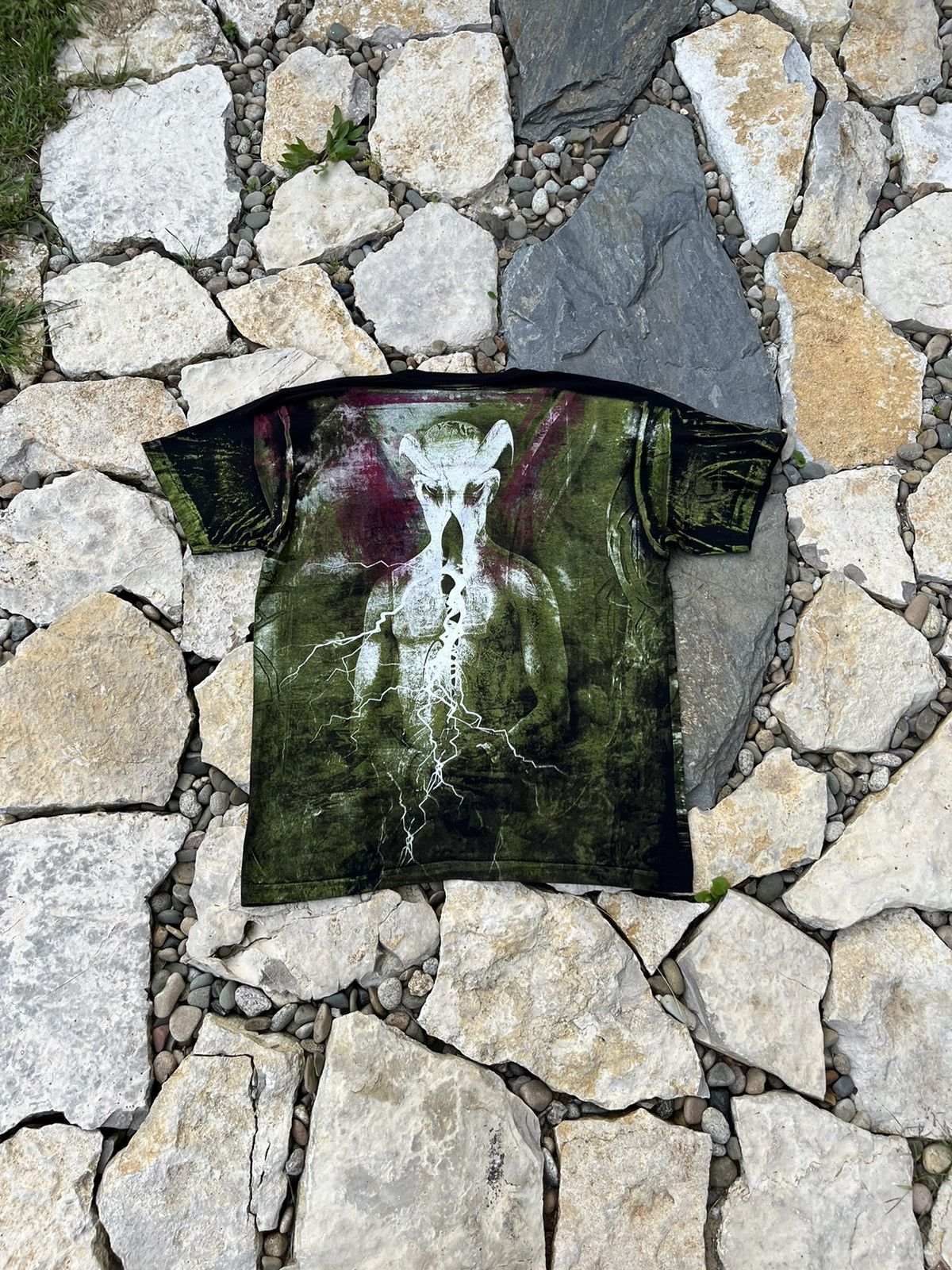 Band Tees × Vintage Vintage OG Vader Revelations y2k all over print tee rare Size US L / EU 52-54 / 3 - 2 Thumbnail