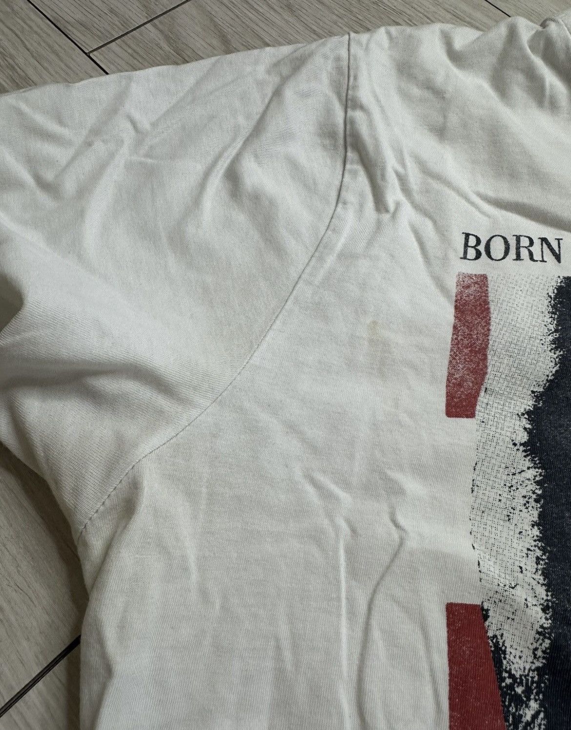 Band Tees × Vintage Vintage 80s Bruce Springsteen Born In The USA Tour T Shirt Size US XL / EU 56 / 4 - 6 Thumbnail