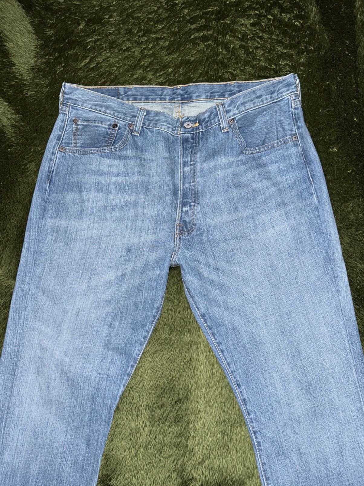 Levi's [W38/L32] Levi’s 501 Original Blank Tab Denim Indigo Size US 38 / EU 54 - 5 Thumbnail