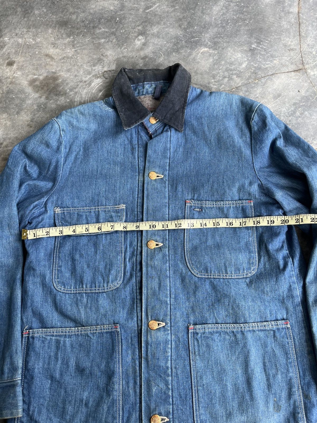 Vintage × Wrangler Vintage Wrangler Chore Jacket Size US L / EU 52-54 / 3 - 8 Thumbnail