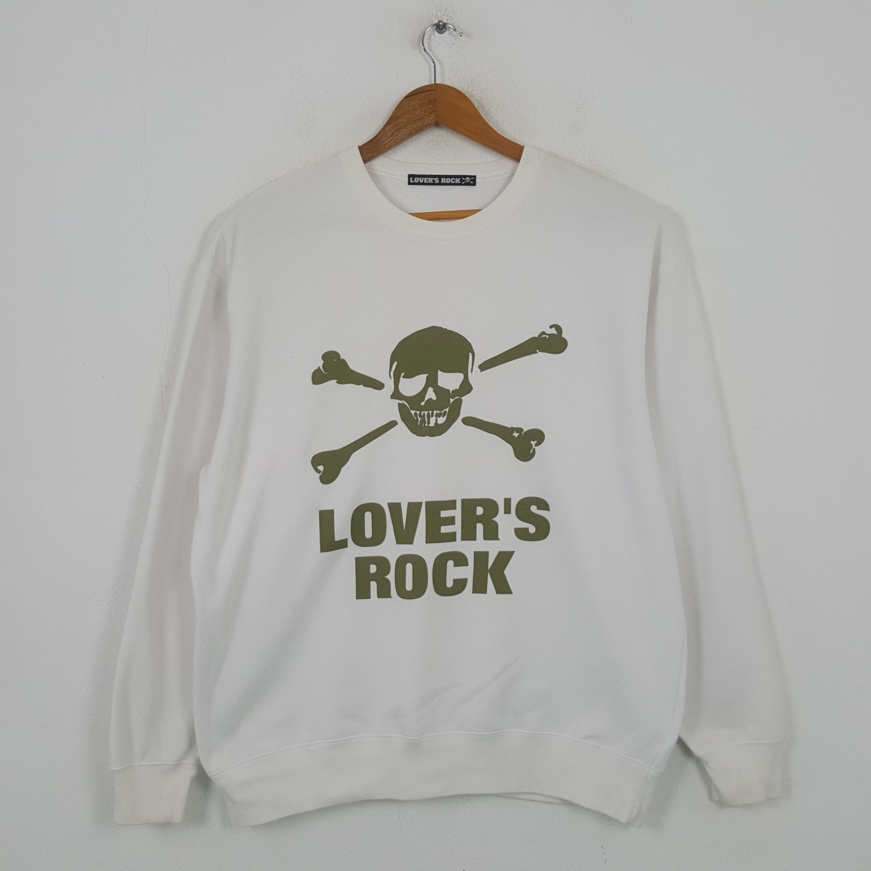 Japanese Brand Vintage Skull Lovers Rock Japan Brand Sweatshirt RR5 Size US XL / EU 56 / 4 - 1 Thumbnail