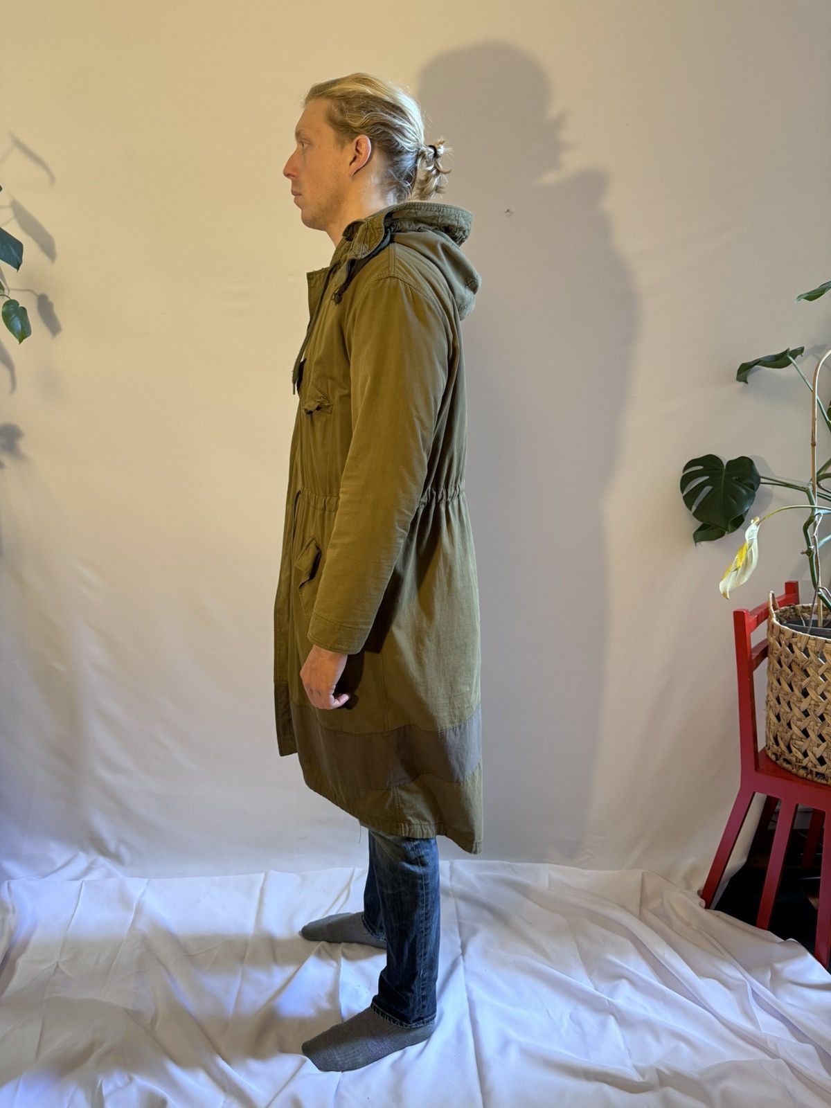 Robert Geller FW 2014 Hooded Military Parka removable quilted lining Size US L / EU 52-54 / 3 - 12 Thumbnail