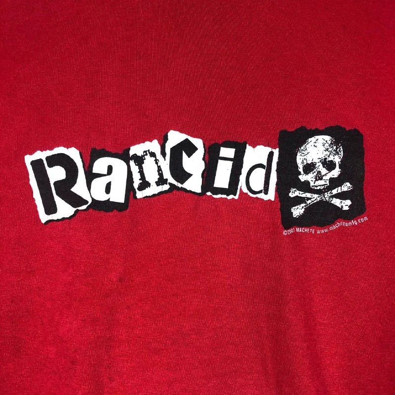 Band Tees Vintage 2001 Rancid Men T-Shirt Size US XL / EU 56 / 4 - 6 Thumbnail