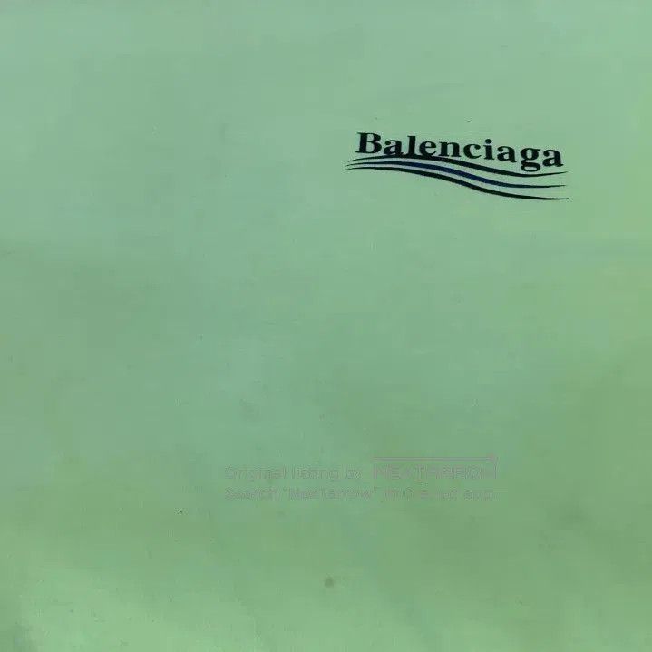 Balenciaga Balenciaga Logo Print Wave Short Sleeve T. Size US XS / EU 42 / 0 - 8 Thumbnail