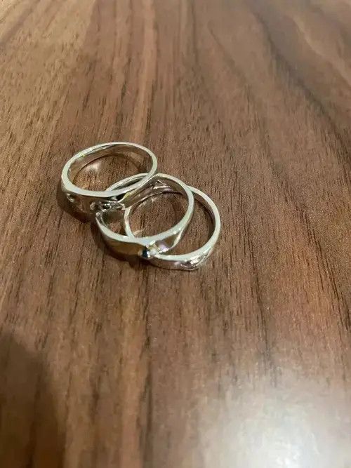 Jewelry Face Finger Rings Silver Face Anatomy Human Head Jewelry Art Size ONE SIZE - 3 Thumbnail