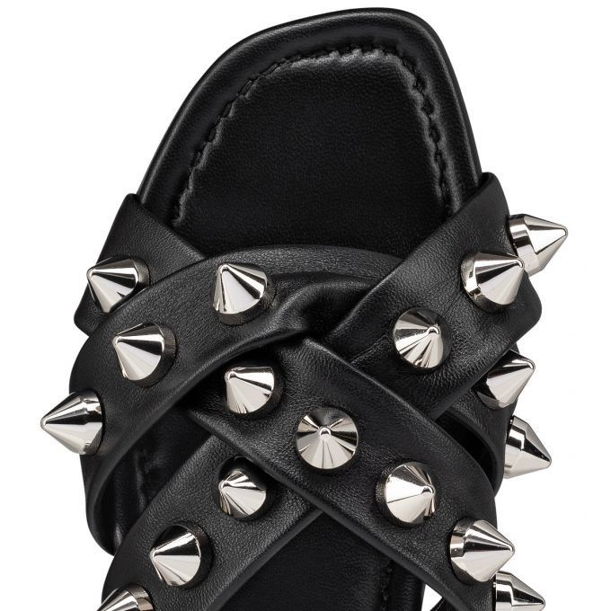 Christian Louboutin o1s1wg110924 Miss Spika Slide in Black Size US 5 / IT 35 - 4 Thumbnail