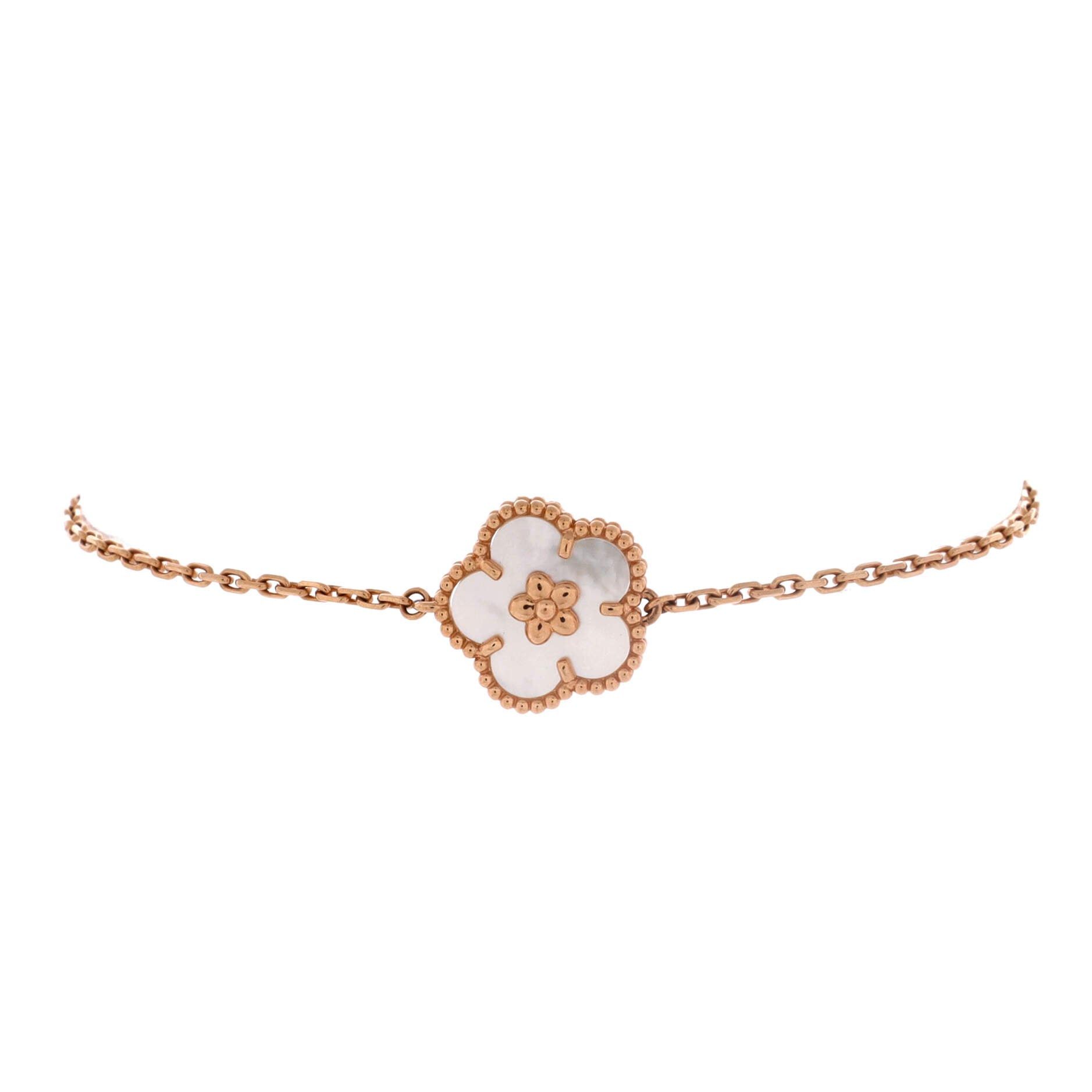 Van Cleef & Arpels Lucky Spring Plum Blossom Bracelet Size ONE SIZE - 1 Thumbnail