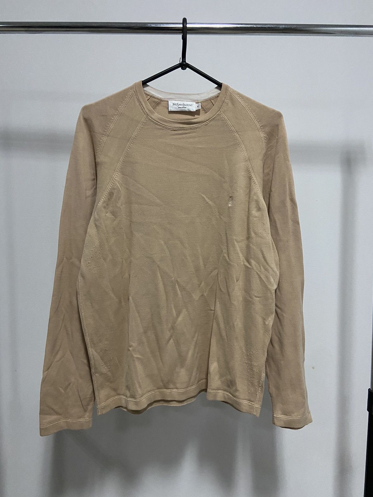 Vintage × Yves Saint Laurent Yves Saint Laurent Vintage Longsleeve YSL Logo Y2K Size US M / EU 48-50 / 2 - 1 Thumbnail