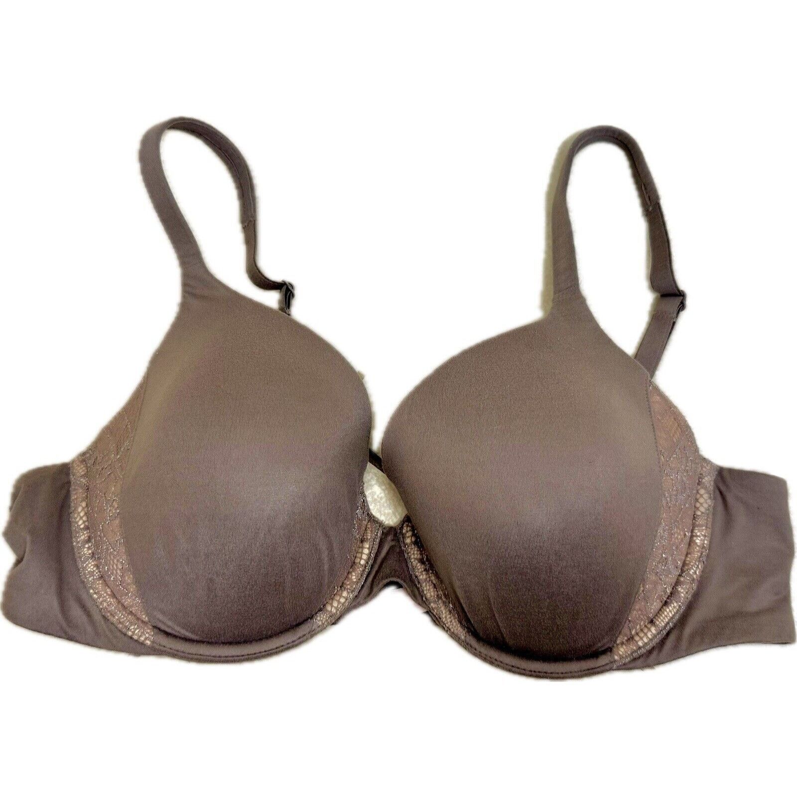 Victoria's Secret Body By Victoria Lined Perfect Coverage Bra in Taupe - 36C Size ONE SIZE - 1 Thumbnail