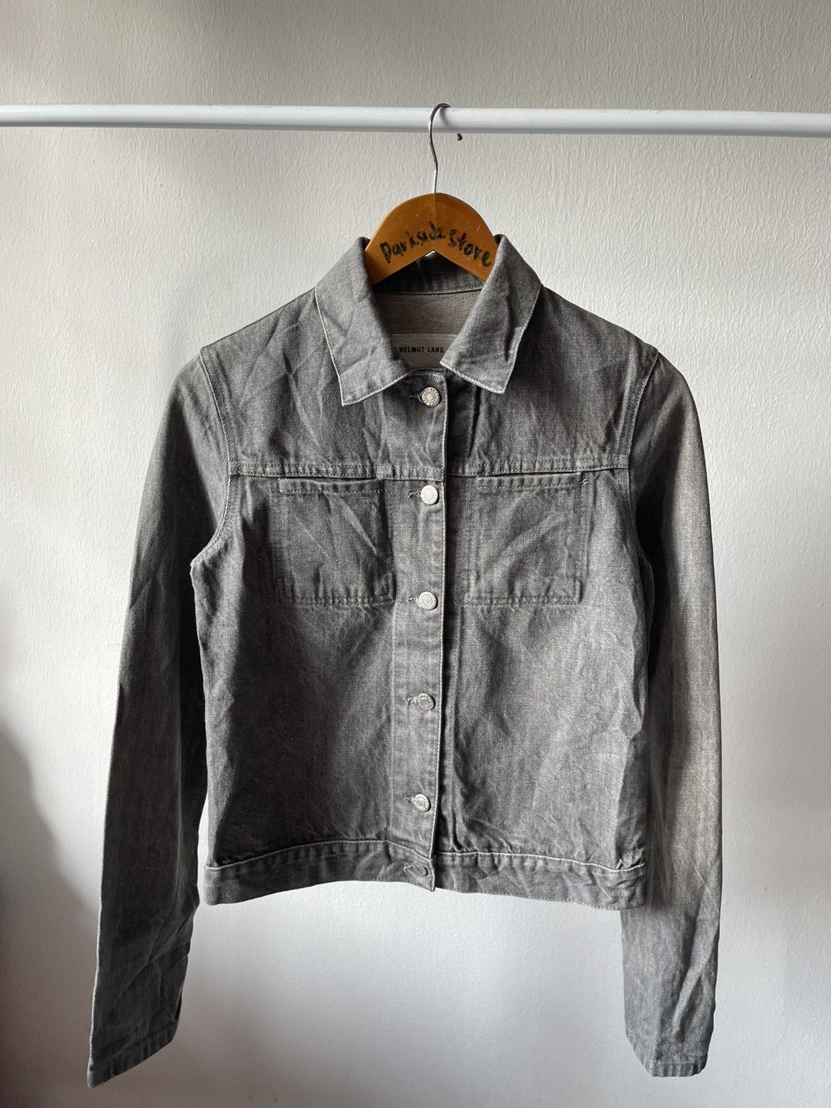 Helmut Lang 90s Helmut Lang Slim 2Pocket Turn Up Denim Jacket Size US XS / EU 42 / 0 - 3 Thumbnail
