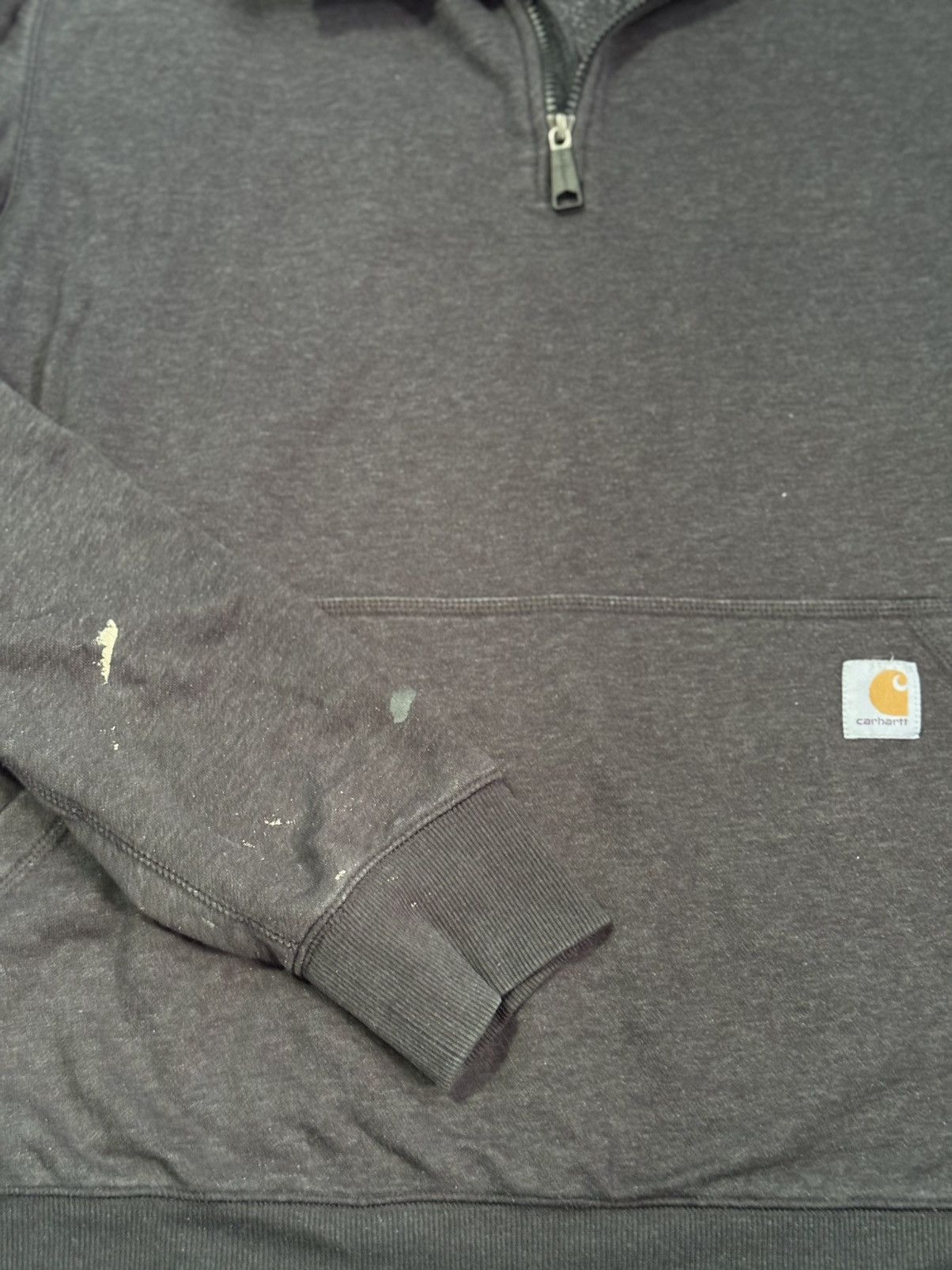 Carhartt Carhartt Midweight 1/4-Zip Mock Neck Sweatshirt Size US XXL / EU 58 / 5 - 5 Thumbnail
