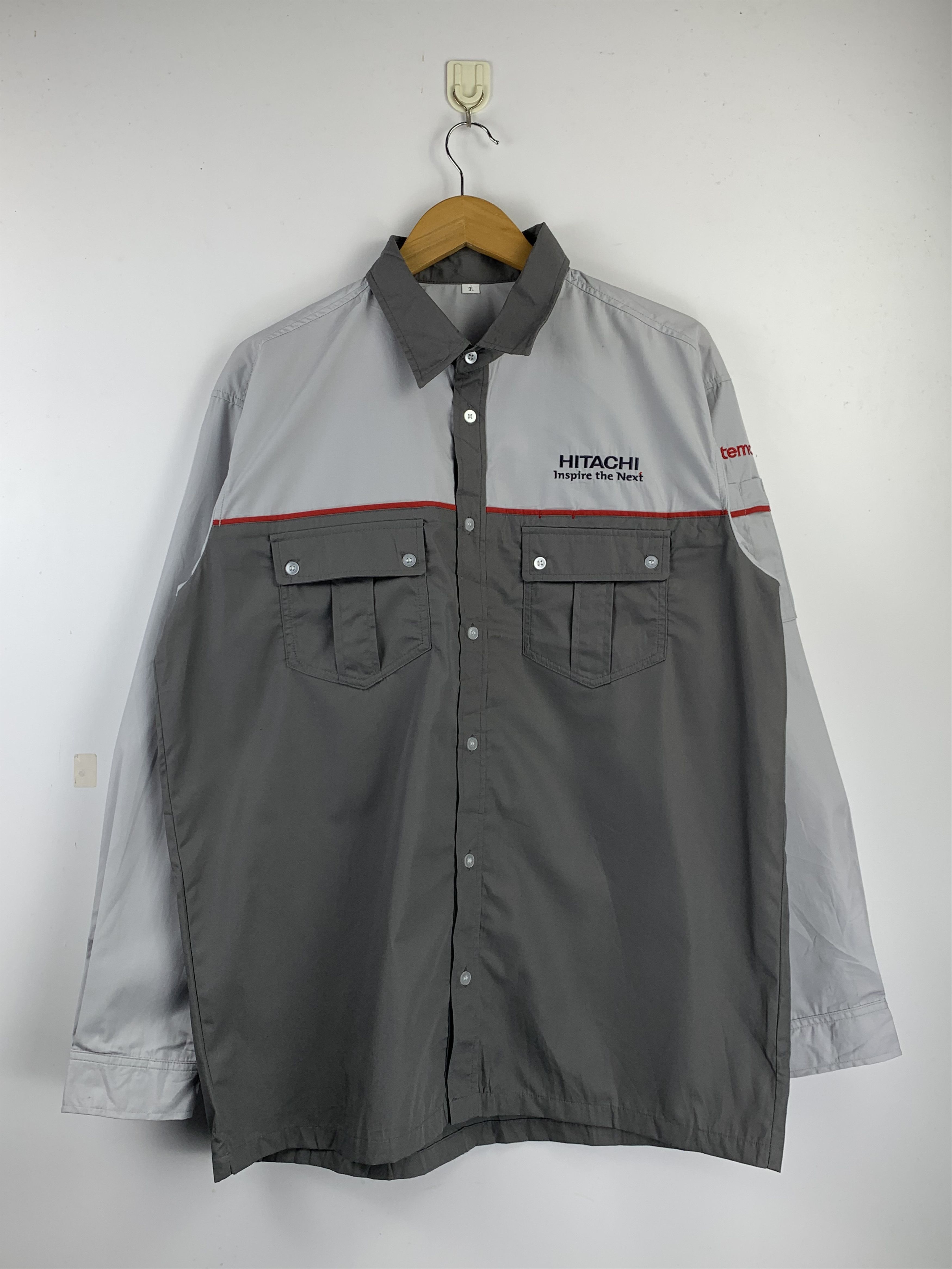Japanese Brand Vintage Hitachi Japan Workers Jacket J1528 Size US L / EU 52-54 / 3 - 1 Thumbnail