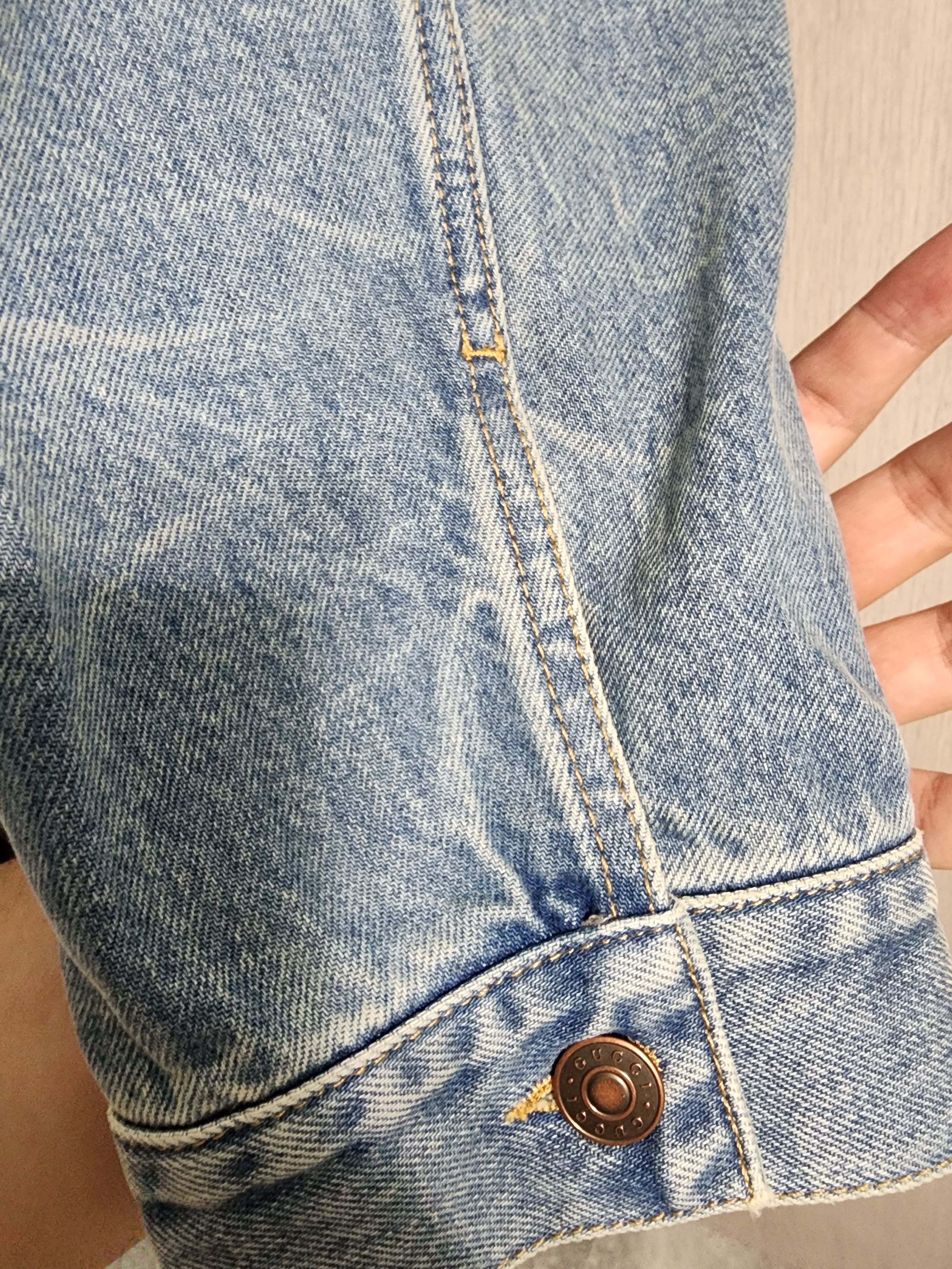 Disney × Gucci Donald Duck Embroidered Denim Jacket Size 56 Size US XXL / EU 58 / 5 - 7 Thumbnail