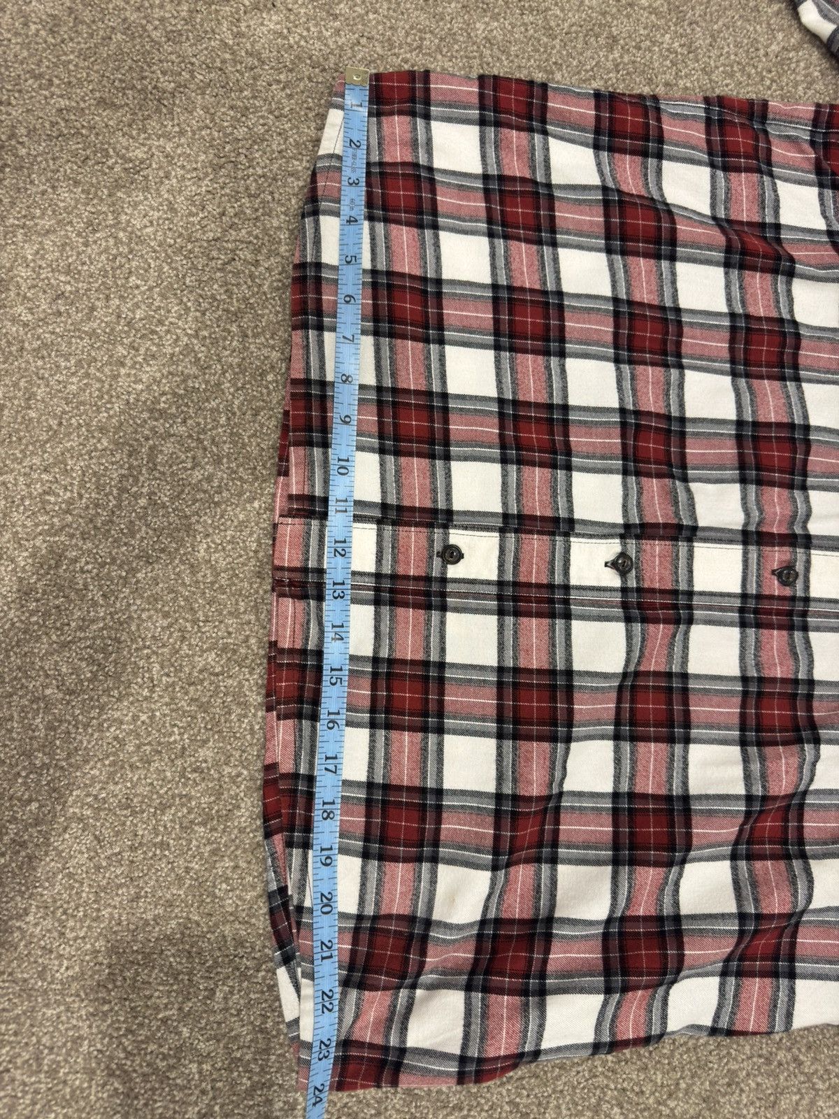Off-White OFF-WHITE ALLOVER CHECK FLANNEL ARROW SHIRT Size US XL / EU 56 / 4 - 13 Thumbnail