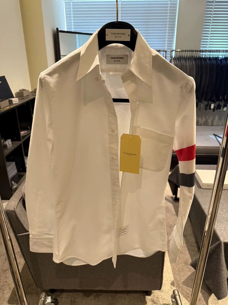 Thom Browne Thom Browne size1 Arm three color shirt Size US S / EU 44-46 / 1 - 1 Thumbnail