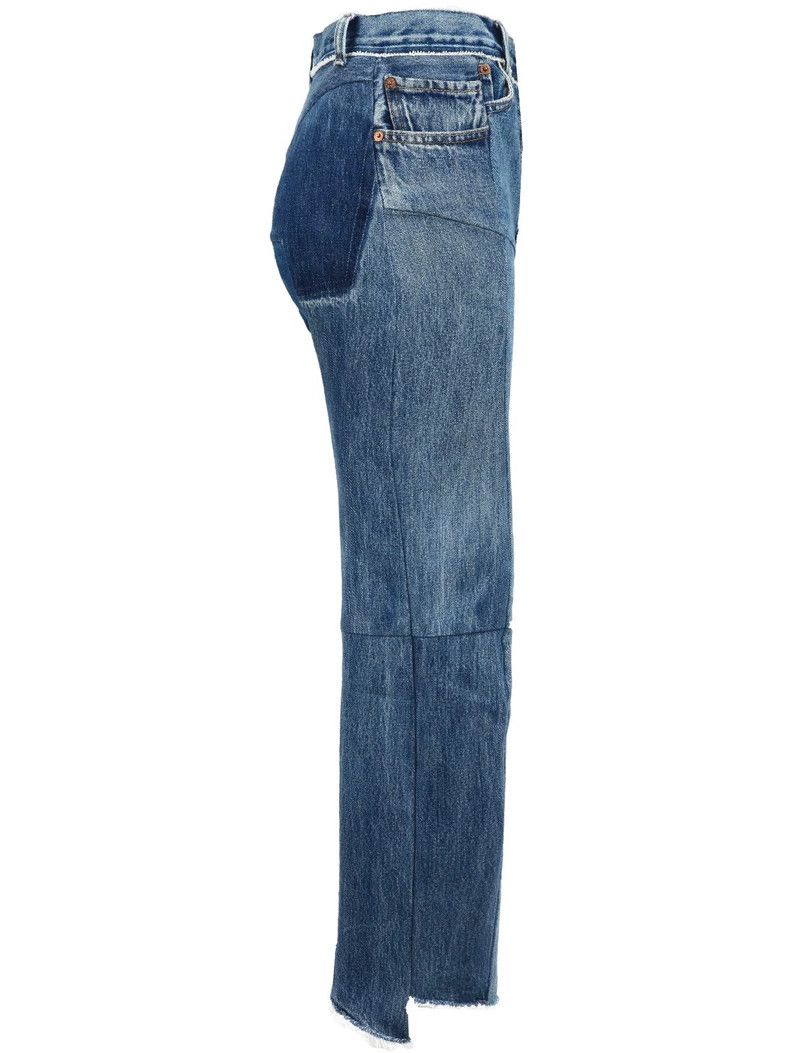 Vetements Vetements SizeXS High-Waisted Patchwork Denim Pants Size US 30 / EU 46 - 3 Thumbnail