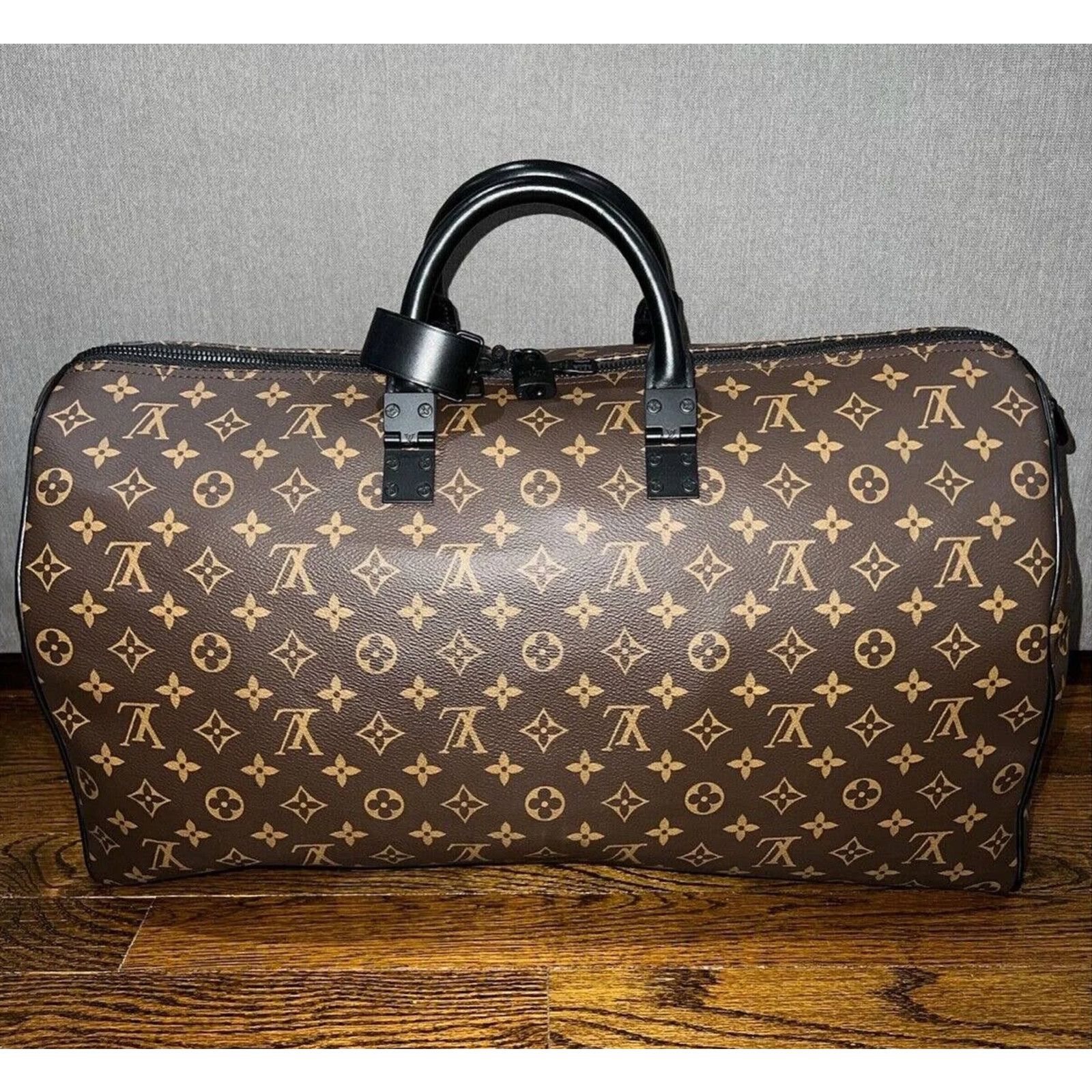 Louis Vuitton Louis Vuitton Keepall Bandouliere Orange Chain Weekend Bag Size ONE SIZE - 6 Thumbnail