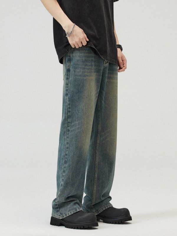 Japanese Brand Men's American Retro Washed Flared Jeans Size US 32 / EU 48 - 3 Thumbnail
