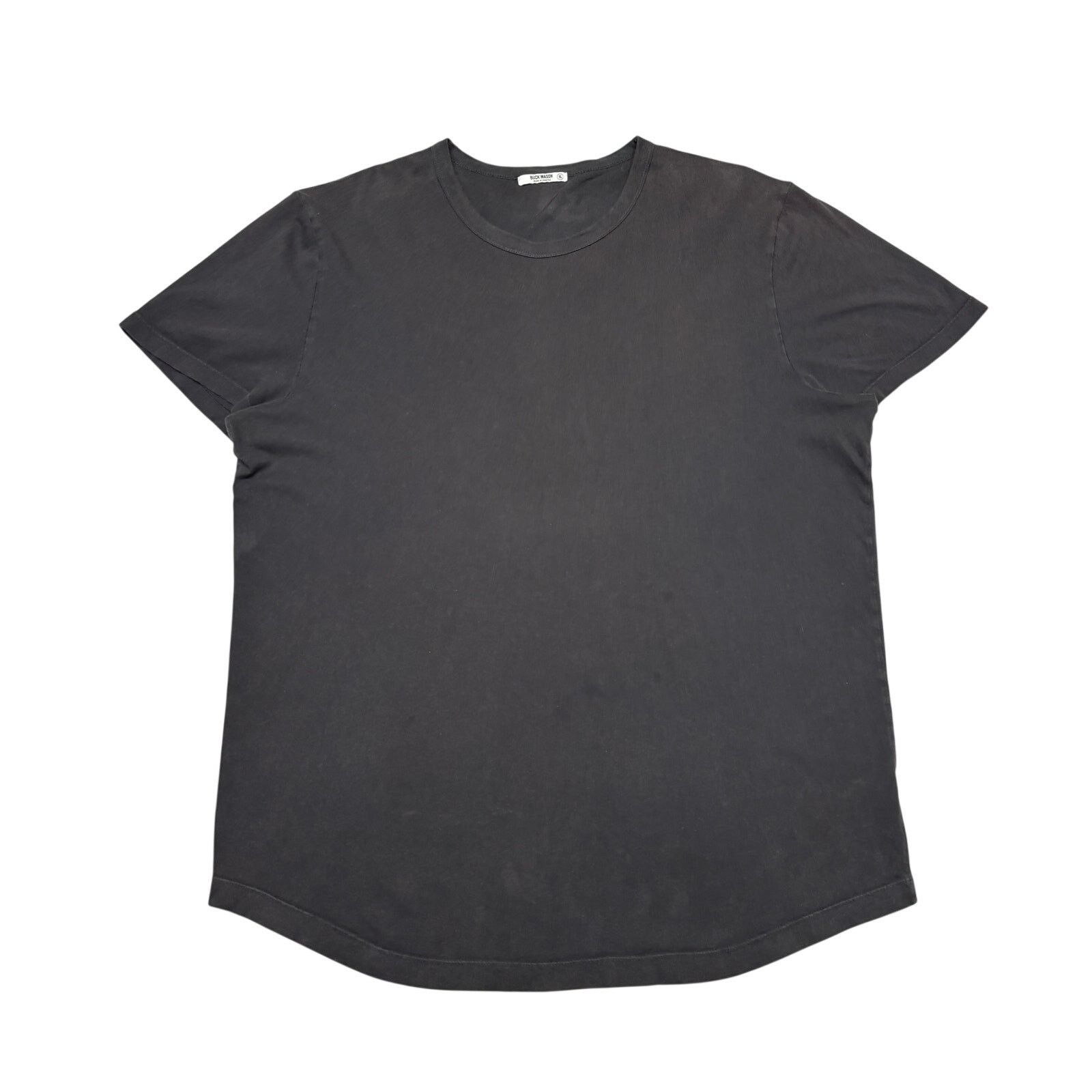 Buck Mason Buck Mason Slub Curved Hem T Shirt Men's XL Quiet Luxury Size US XL / EU 56 / 4 - 1 Thumbnail