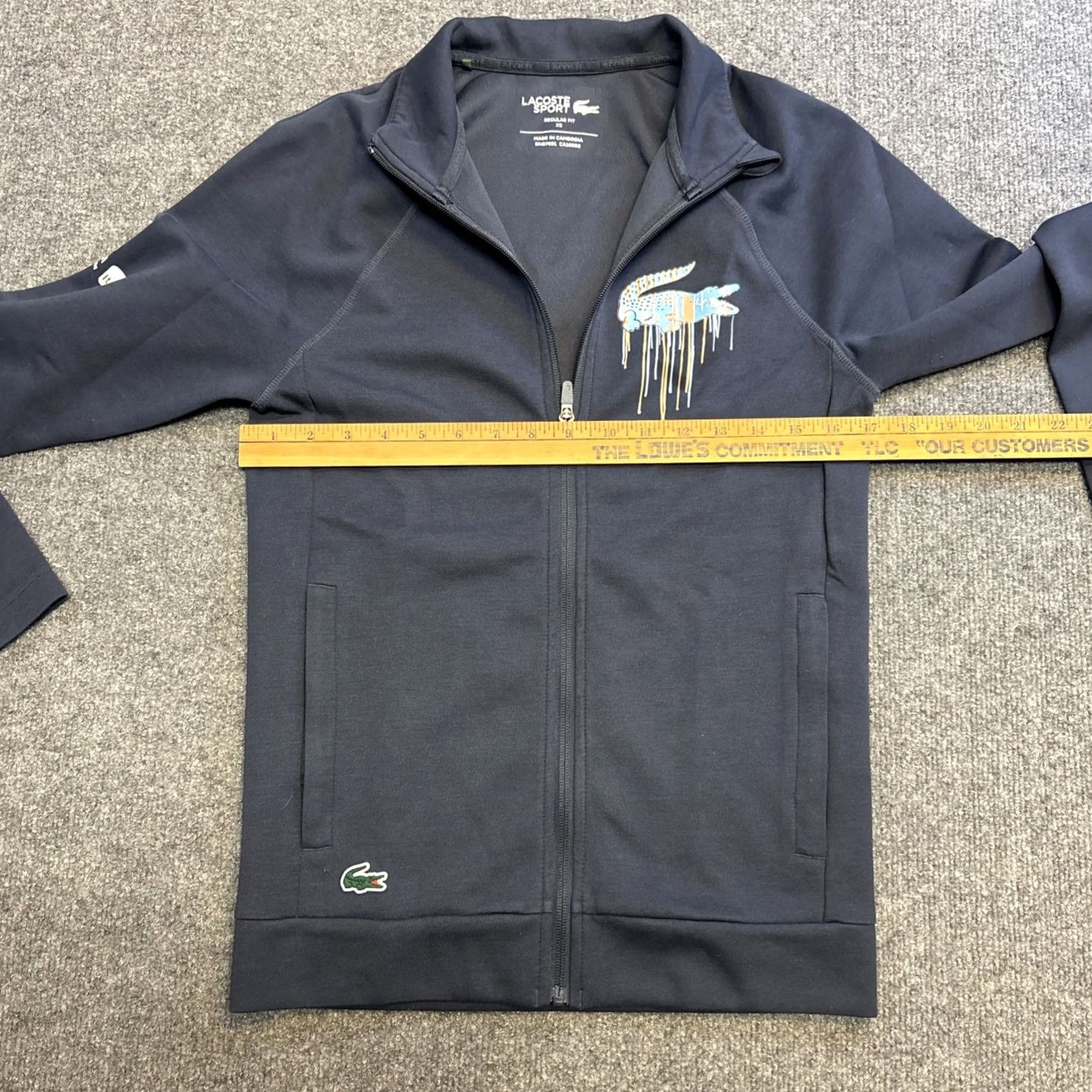 Lacoste Lacoste Sport Miami Open Blue Full Zip Jacket XS Unisex Multi Color - Pre-Owned - Excellent Condition Size XS / US 0-2 / IT 36-38 - 6 Thumbnail