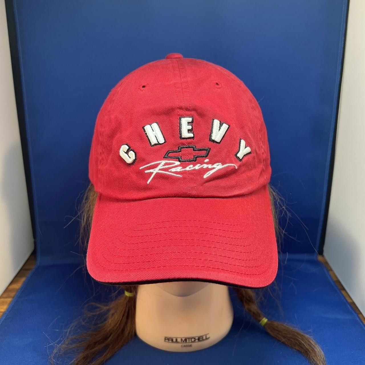 Designer Chevy Racing Red Cap - Perfect for NASCAR Fans! Size ONE SIZE - 1 Thumbnail
