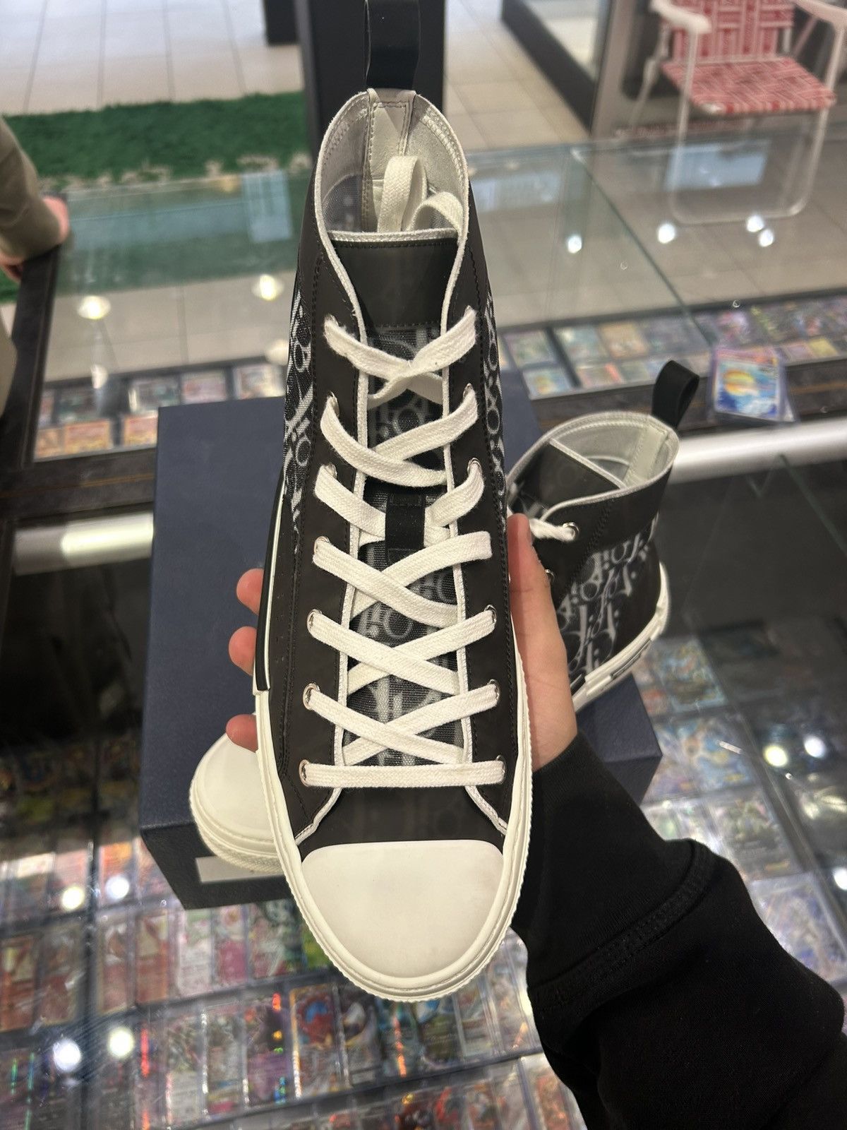 Dior Dior B23 high black white oblique Size US 10 / EU 43 - 7 Thumbnail
