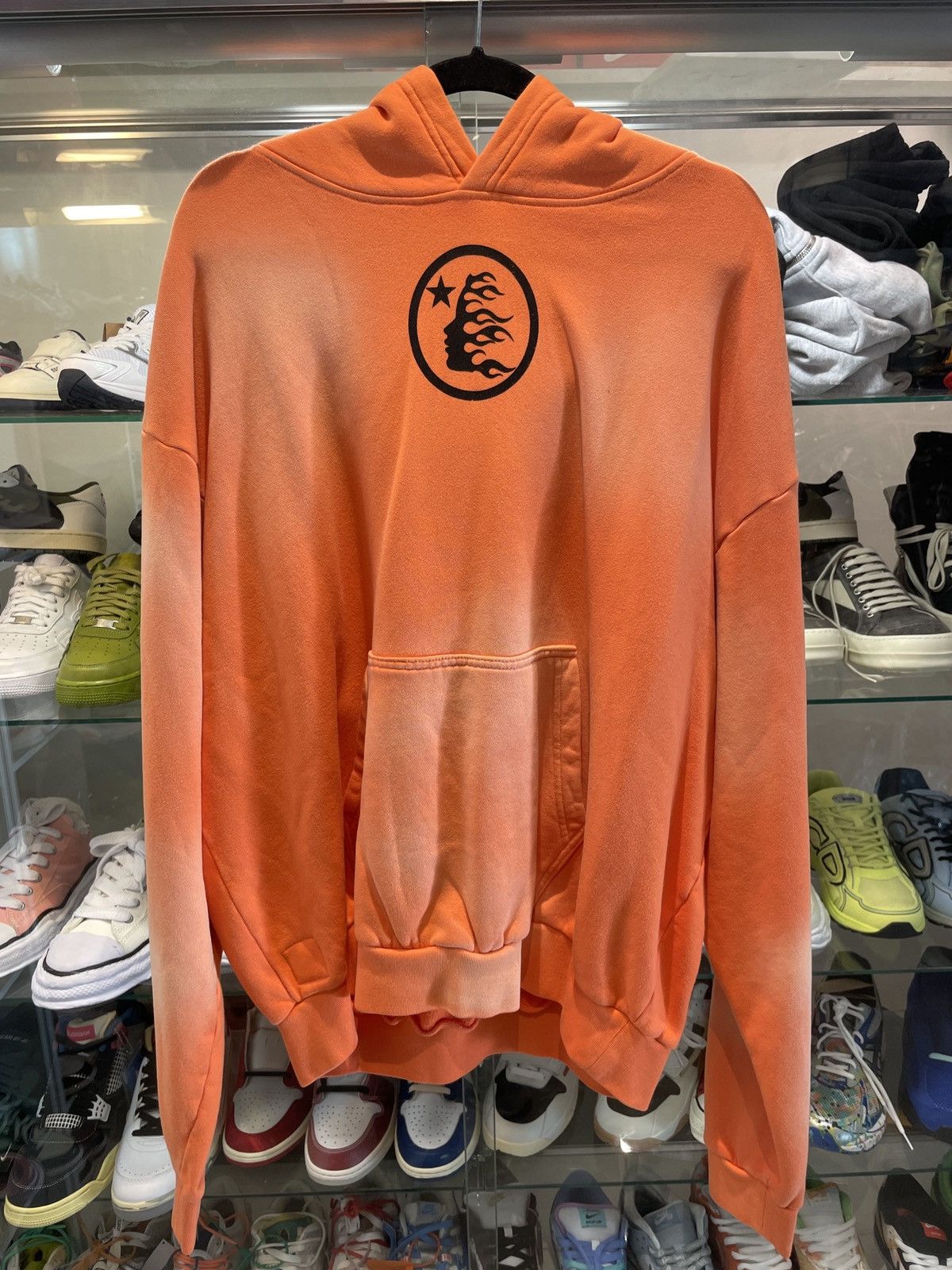 HELLSTAR Hellstar FW23 Hoodie Orange S Size US S / EU 44-46 / 1 - 1 Thumbnail