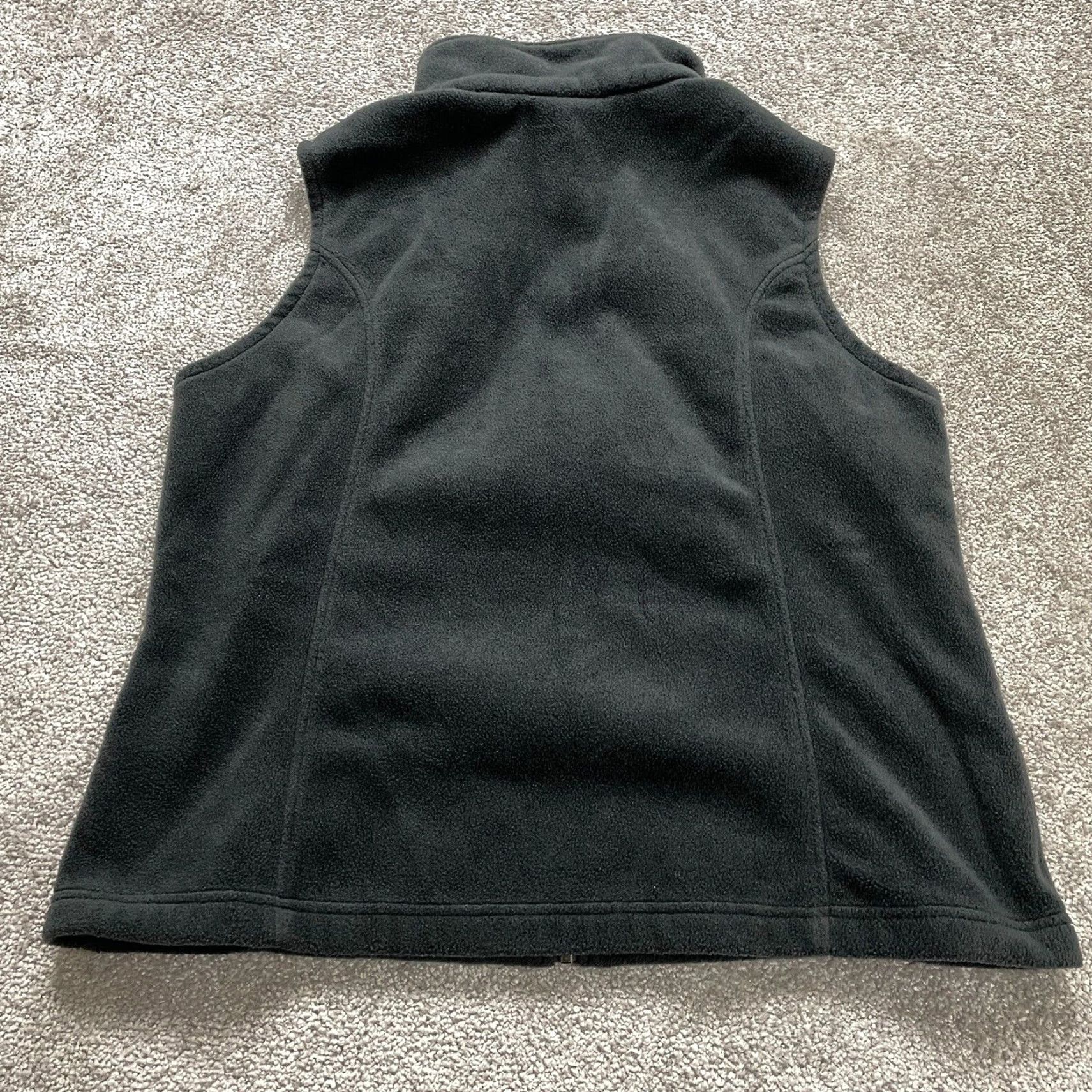 Vintage Columbia Benton Springs Vest XL Black Full Zip Pockets High Neck Women Size XL / US 12-14 / IT 48-50 - 2 Thumbnail