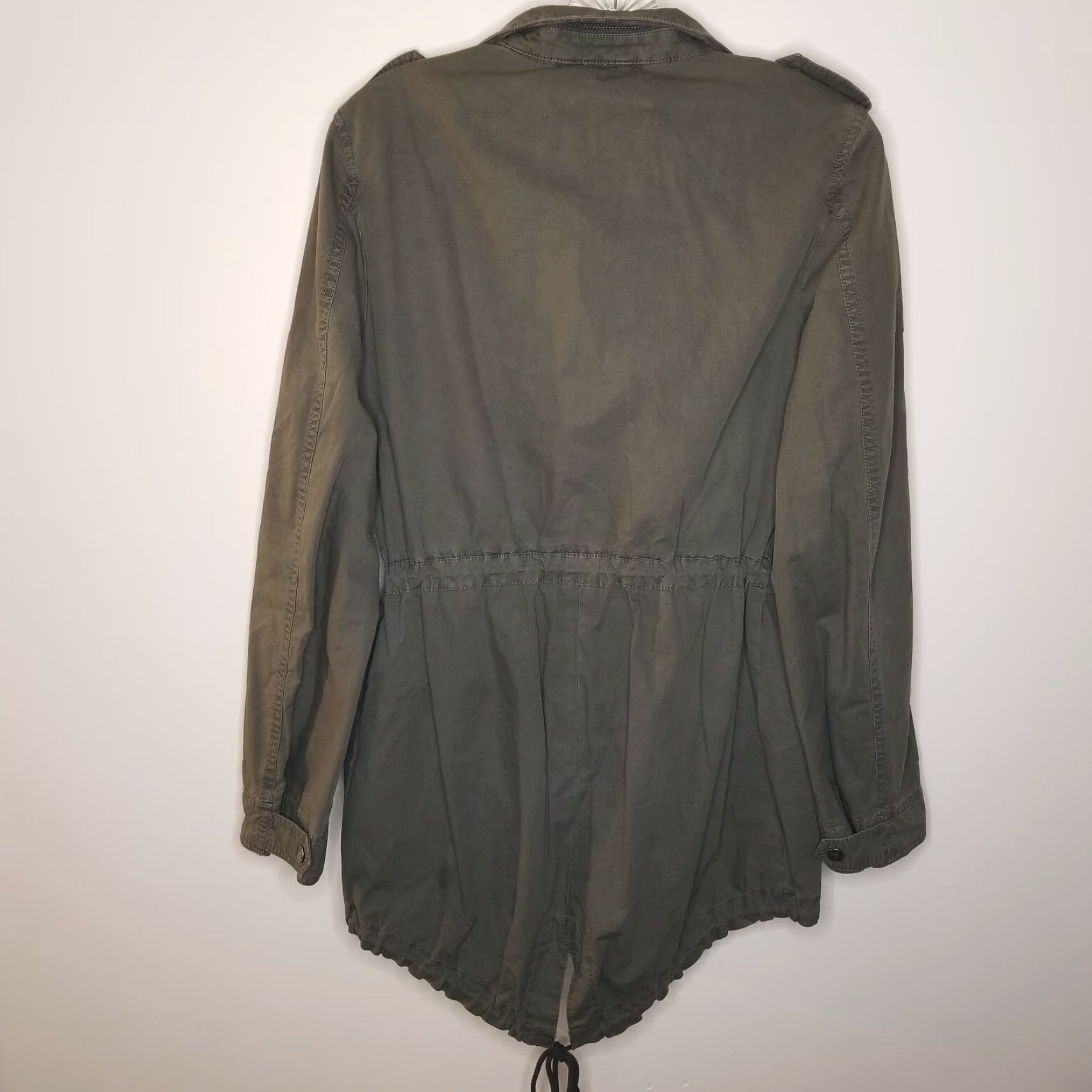 Vintage Levi Strauss Women's Green Cotton Utility Pea Coat Jacket Full Zip Size S Size S / US 4 / IT 40 - 5 Thumbnail