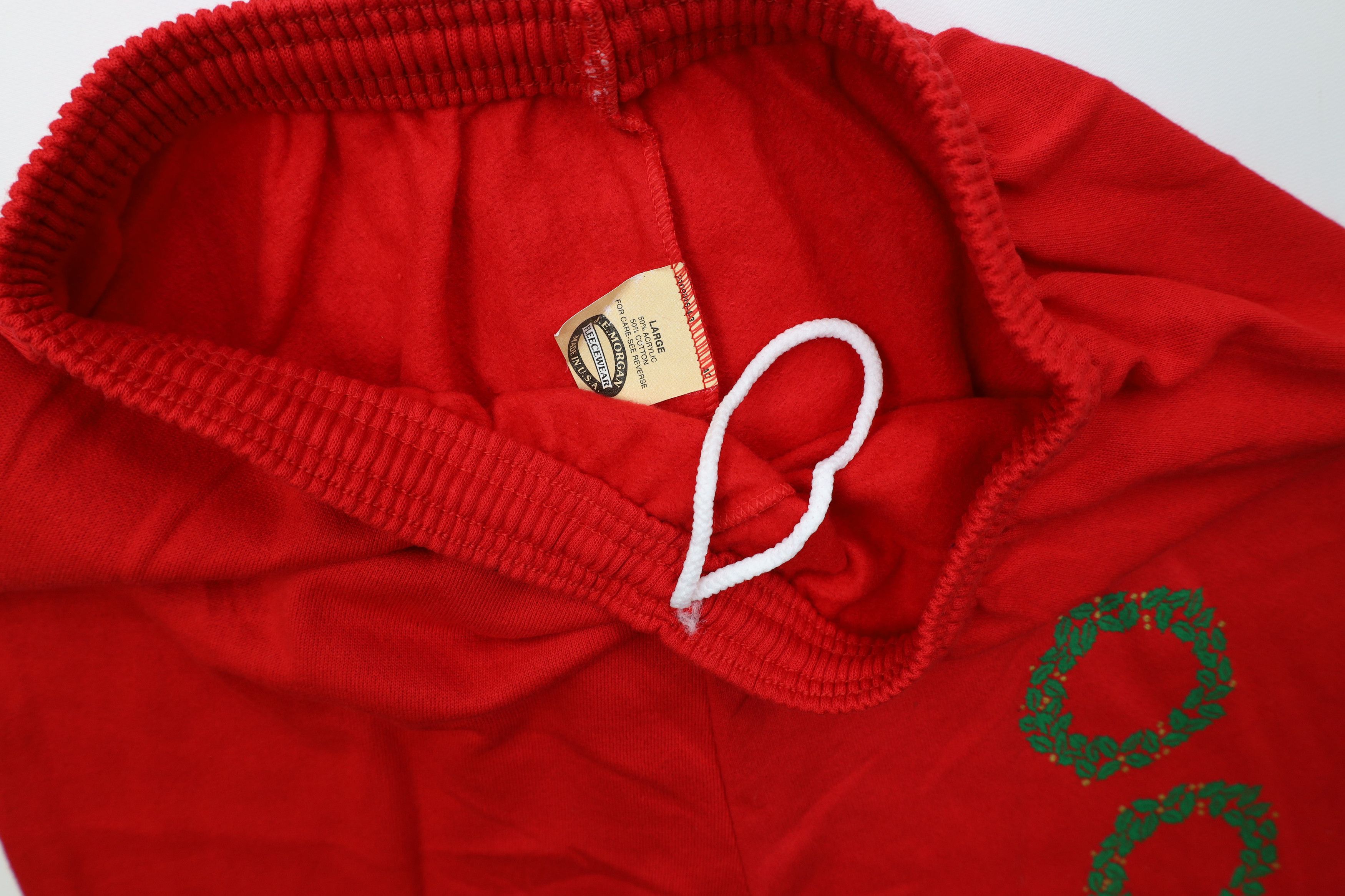 Vintage Vintage 90s Streetwear Christmas Sweatpants Joggers USA Size 28" / US 6 / IT 42 - 7 Thumbnail