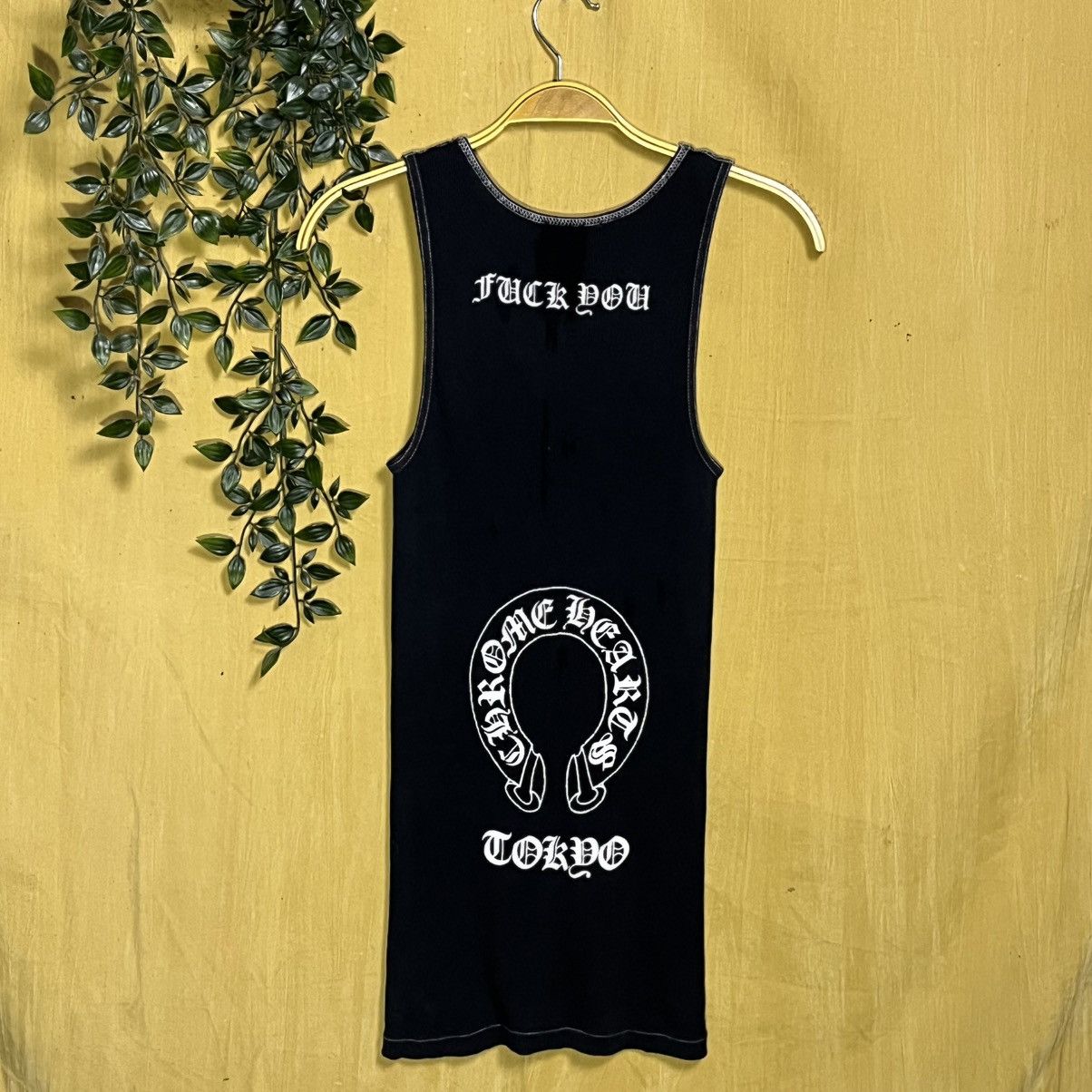 最終価格 廃盤品CHROME HEARTS FUCKYOU ロングタンクトップ CHROME HEARTS（クロムハーツ） OLD FUCK YOU TANK TOP オールド