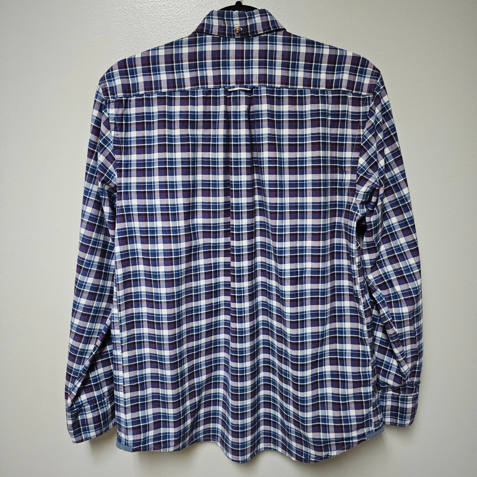 Izod Men's IZOD Heritage Tartan Blue/Red/White Shirt Size Small Size US S / EU 44-46 / 1 - 2 Thumbnail
