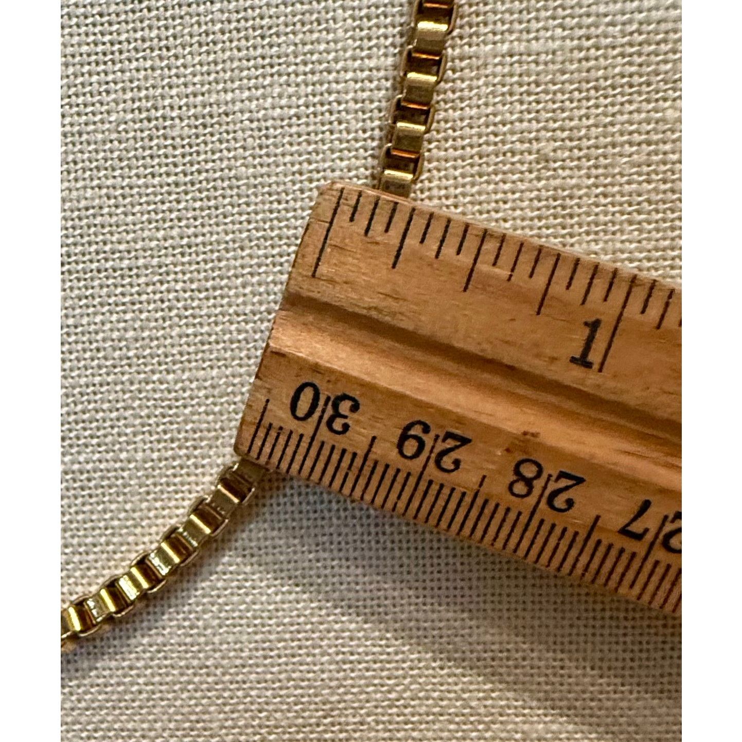 Monet Vintage Monet Chunky Box Runway Chain 53” Gold Tone Size ONE SIZE - 4 Thumbnail