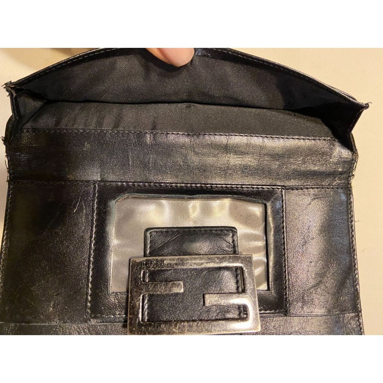 Fendi Fendi Vintage Leather & Logo Wallet Size ONE SIZE - 13 Thumbnail