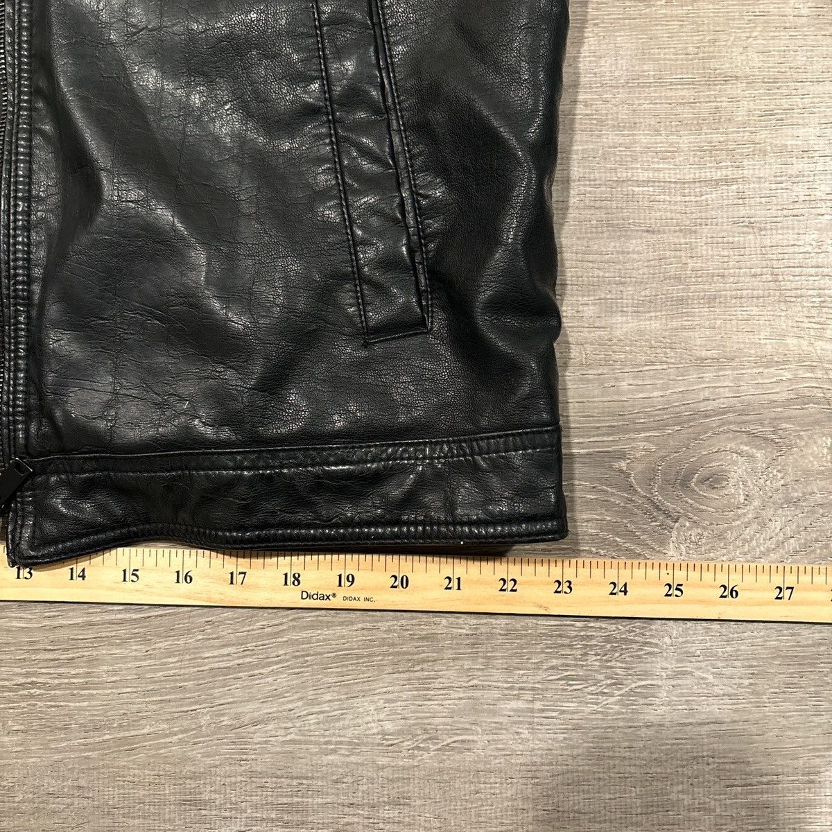 Apt. 9 Leather Black Jacket Size US L / EU 52-54 / 3 - 4 Thumbnail