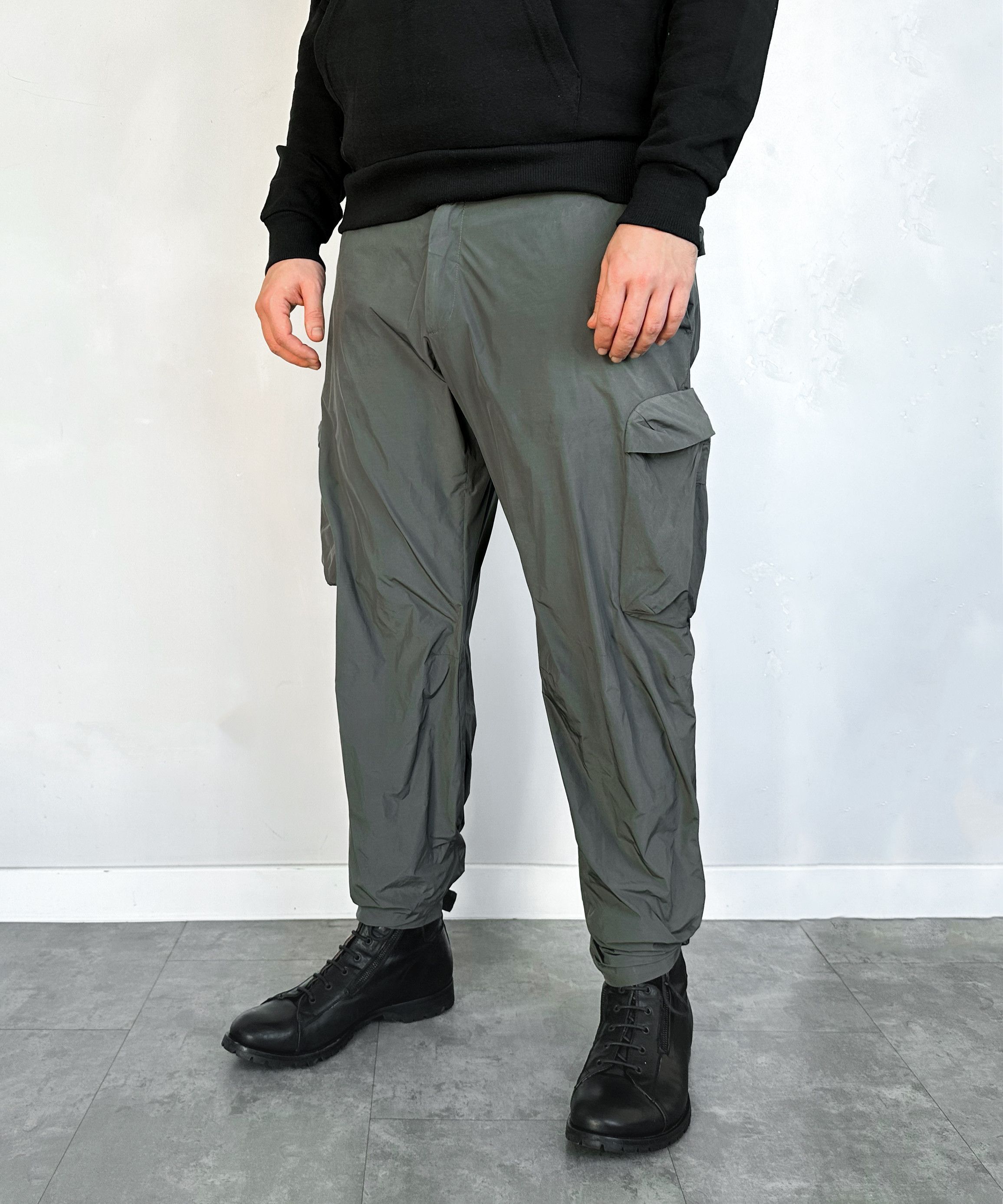Prada 🔴 PRADA Cargo Pants Nylon Khaki Green Vintage Transformer Size US 40 / EU 56 - 2 Thumbnail