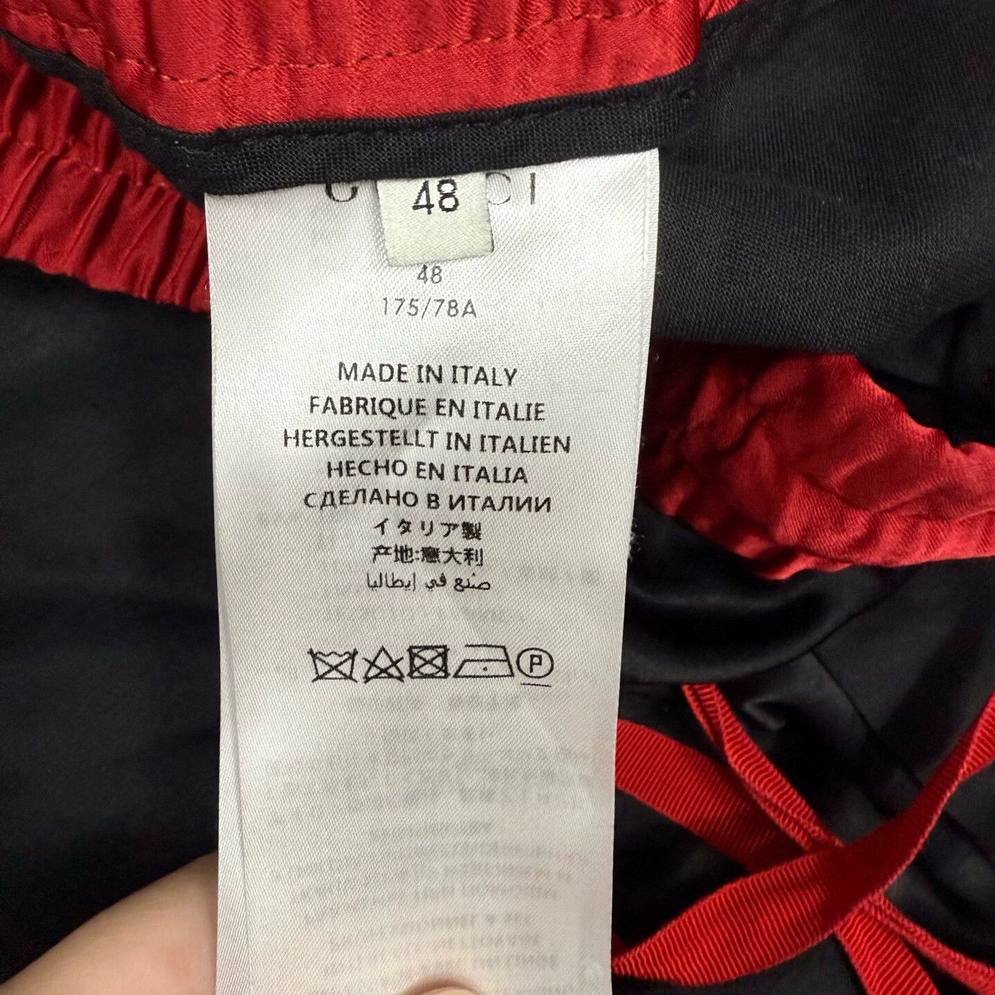 Gucci Gucci Black Acetate Silk Logo Track Shorts 48 Size US 44 / EU 60 - 4 Thumbnail